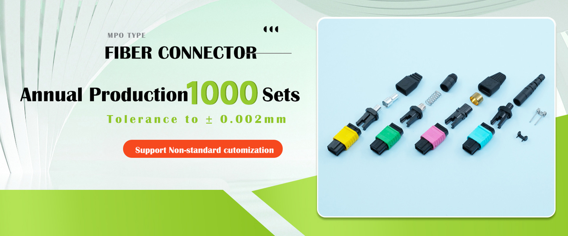 qualité Connecteur optique de fibre de MPO usine