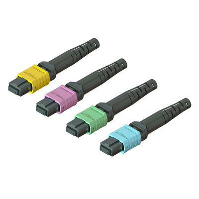 Bon prix Télécommunication MPO Connecteur à fibre optique 3,5 60 mm 12 / 16 / 24 Noyaux mâle femelle en ligne