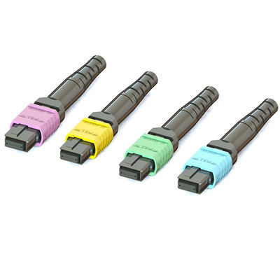 Bon prix 16 cœurs MPO connecteur à fibre optique dans les kits préassemblés ou de connecteur en ligne