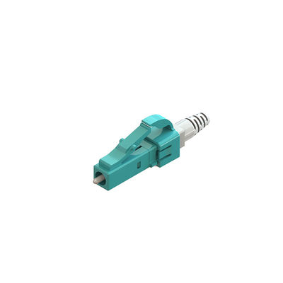 Les connecteurs à fibre optique LC/Upc Aqua 2 mm et 3 mm sont équipés d'un seul mode