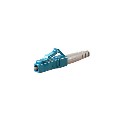 Bon prix Connecteur LC à fibre optique 0,9 mm Simplex Couleur bleue pour adaptateur en ligne