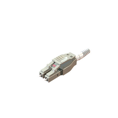 Connecteur à fibre optique assemblé Uniboot 2.0 Beige pour l'utilisation du centre de données