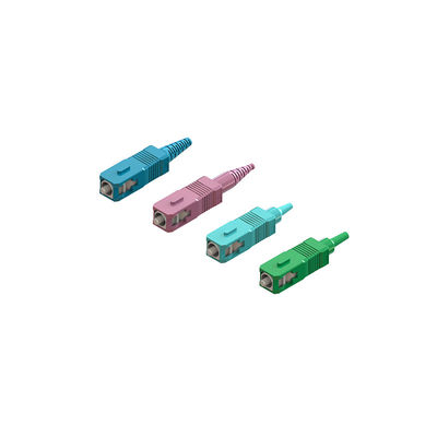 Connecteur SC à fibre multimode mono-mode dans des kits de terminaux multicolores