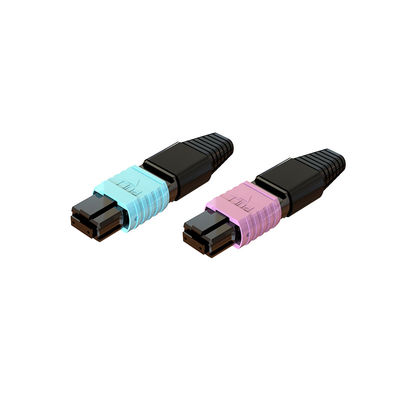 Connecteur à fibre MPO d'alignement de haute précision pour les réseaux d'entreprise des centres de données