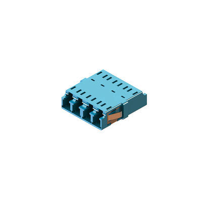 4 Adaptateur à fibre optique LC multimode Réduire les accouplages à fibre optique pour CATV / FTTX