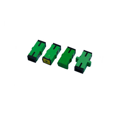 Bon prix SC Fibre verte adaptateur kit optique personnalisé avec bride ou sans bride en ligne