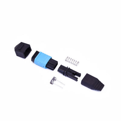 Bon prix 3.0mm MT-MPO OM3 Connecteur à fibres 16/32 Noyau Offset Key Support Fiber Array Conception de moule en ligne