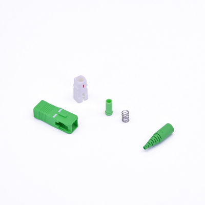 Connecteur à fibre SC APC Bottes de différentes couleurs pour une identification et une personnalisation faciles